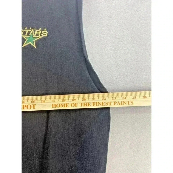 Dallas Stars Sweater Vest Black Antigua Brand 100% Cotton Sz L - Picture 3 of 7